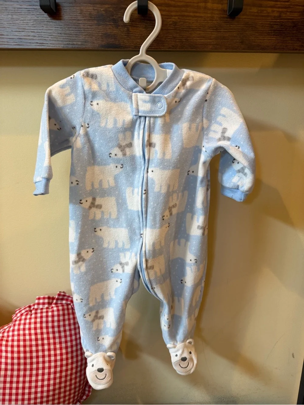 Carter's Baby Boys Footie Pajama Rompers Bundle of 2 Size 6 Months